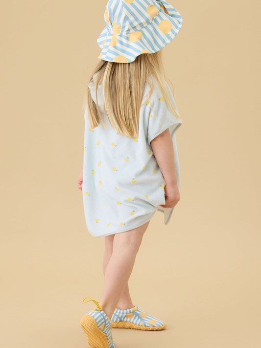Dsiney Kidz - MORI Blue Lemon Print Soft Bath Poncho Towel image 2