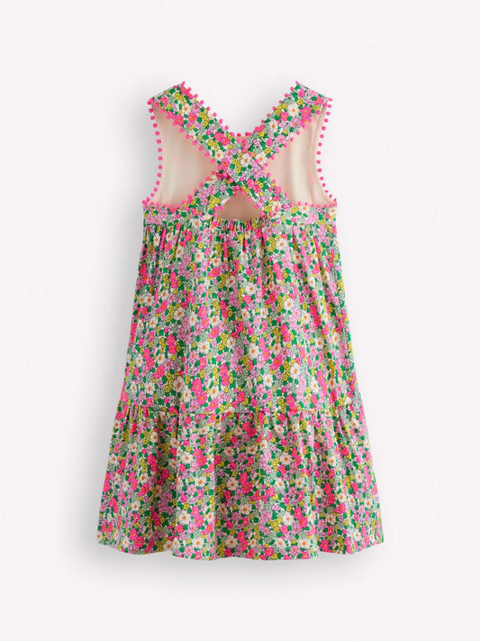 Boden Pink Jersey Cross Back Dress image 2