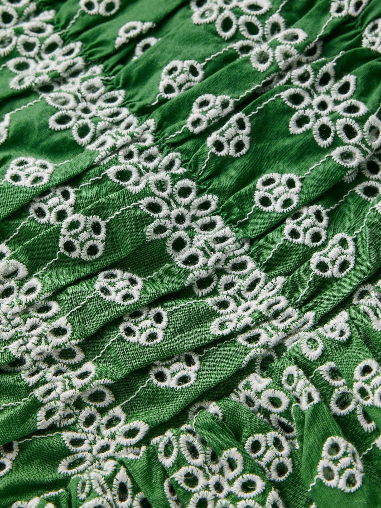 Boden Green Ruched Bodice Bubble Dress image 3