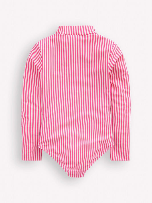 Dsiney Kidz - Boden Pink Fun Long Sleeve Swimsuit image 2