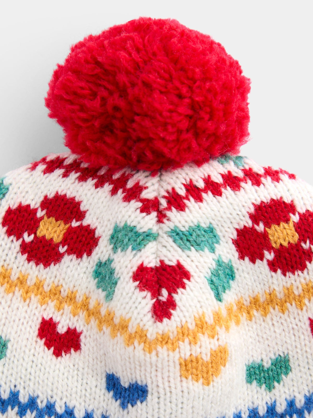 JoJo Maman Bébé Cream FairIsle Hat - image 4