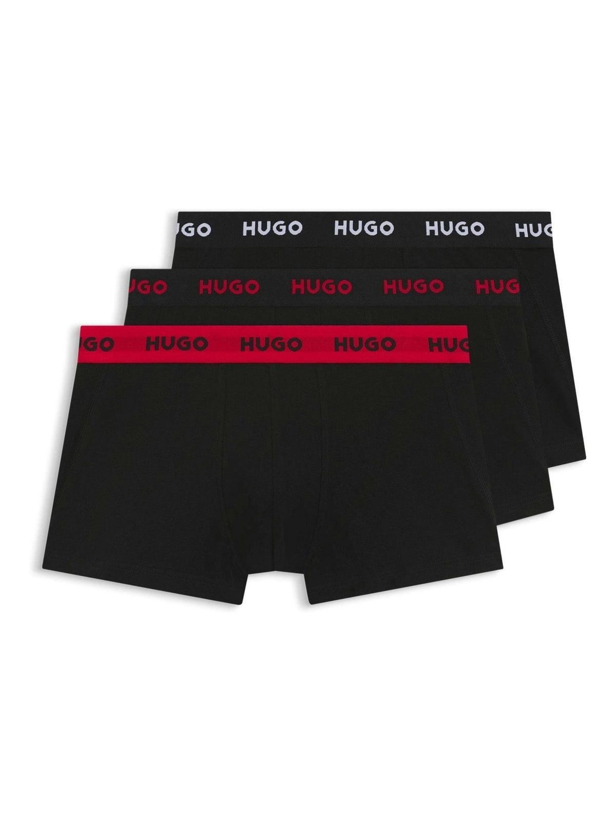 Dsiney Kidz - HUGO Black Stretch Cotton Trunk Boxers 3 Pack image 1