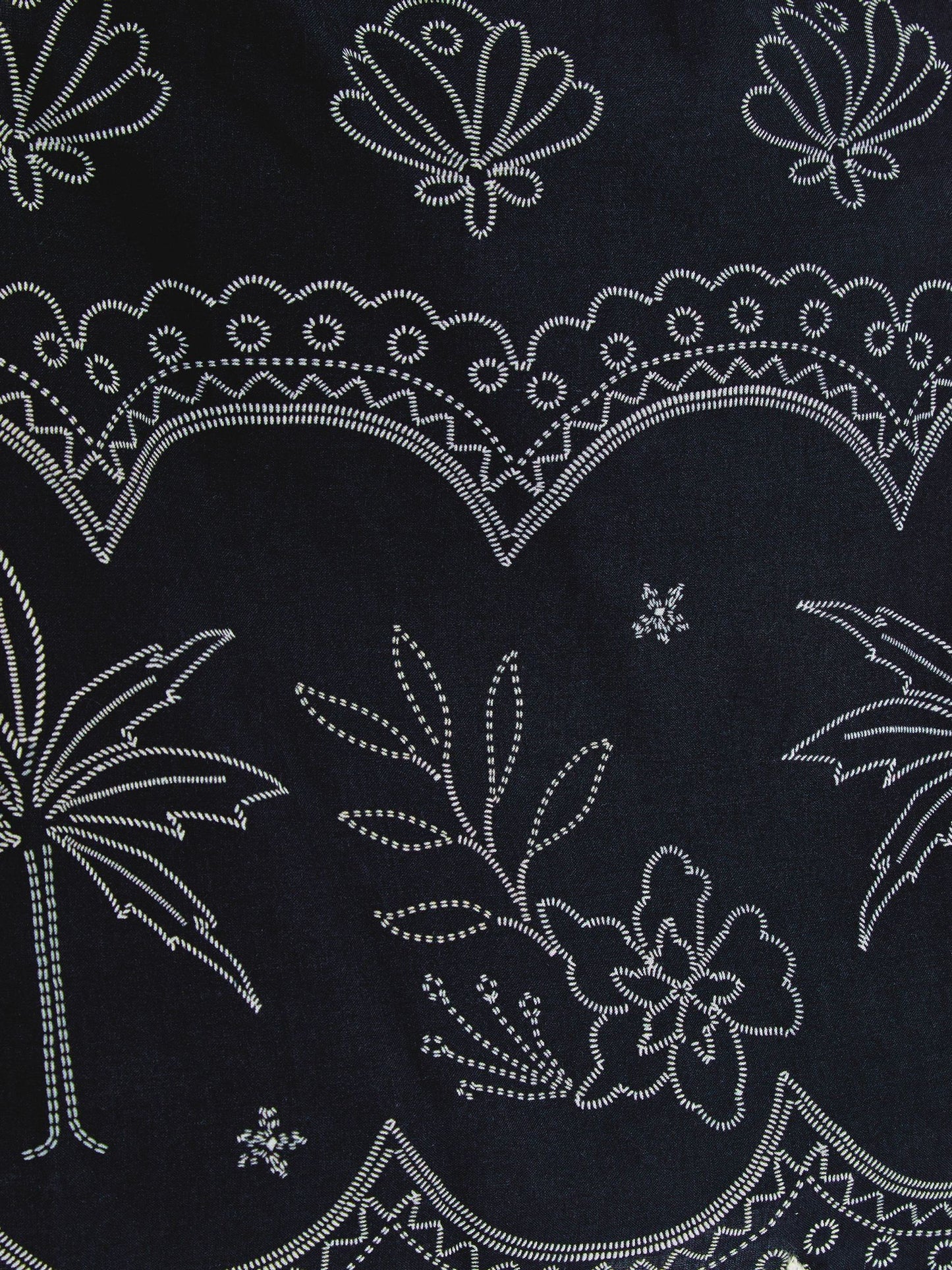 Dsiney Kidz - Monsoon Black Palm Embroidered Top & Shorts Set image 3