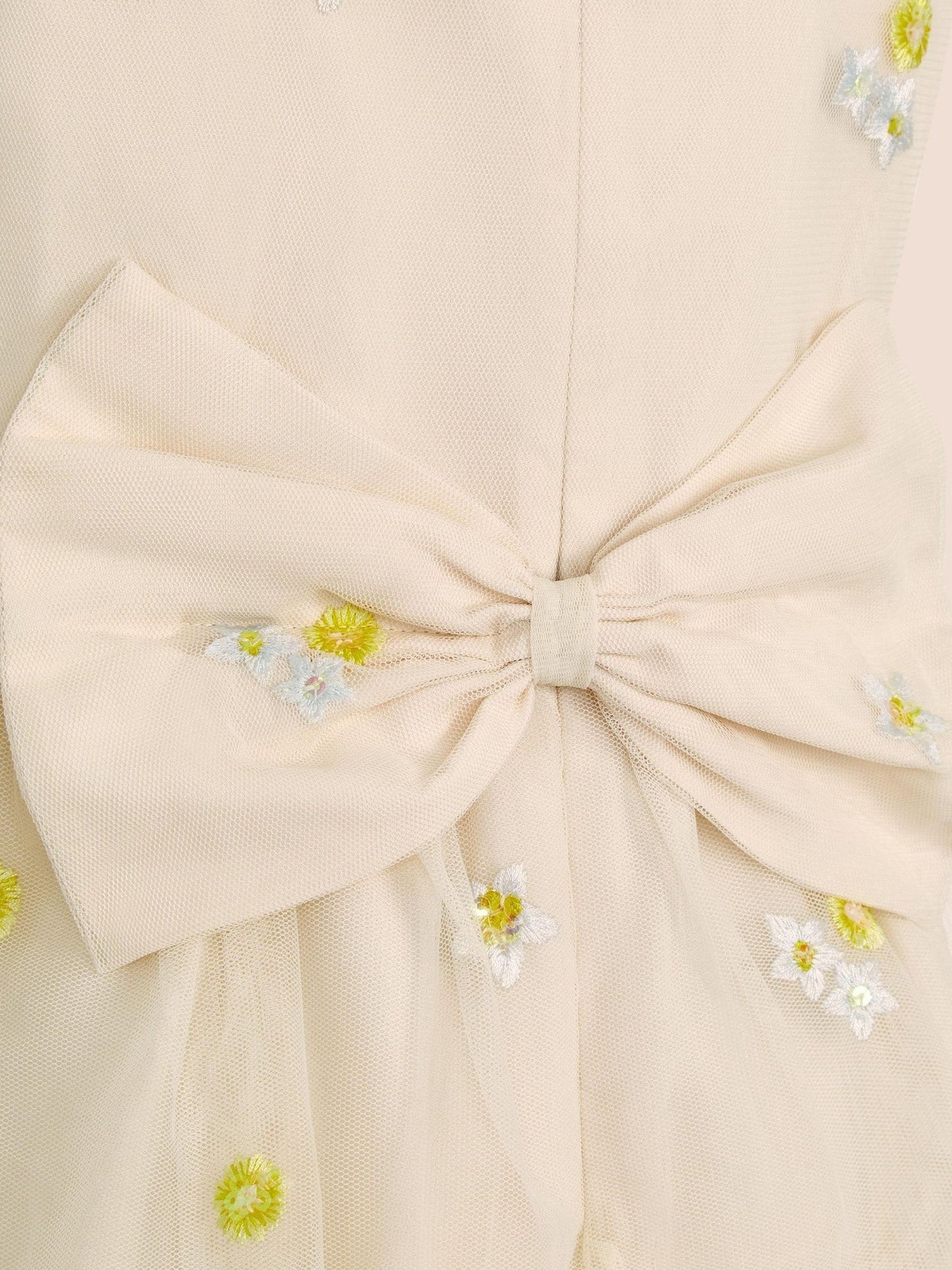 Monsoon White Ingrid Floral Embroidered Tiered Maxi Dress image 3