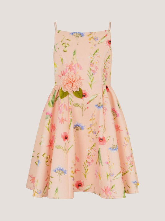 Dsiney Kidz - Monsoon Pink Dream Strappy Floral Party Dress image 2