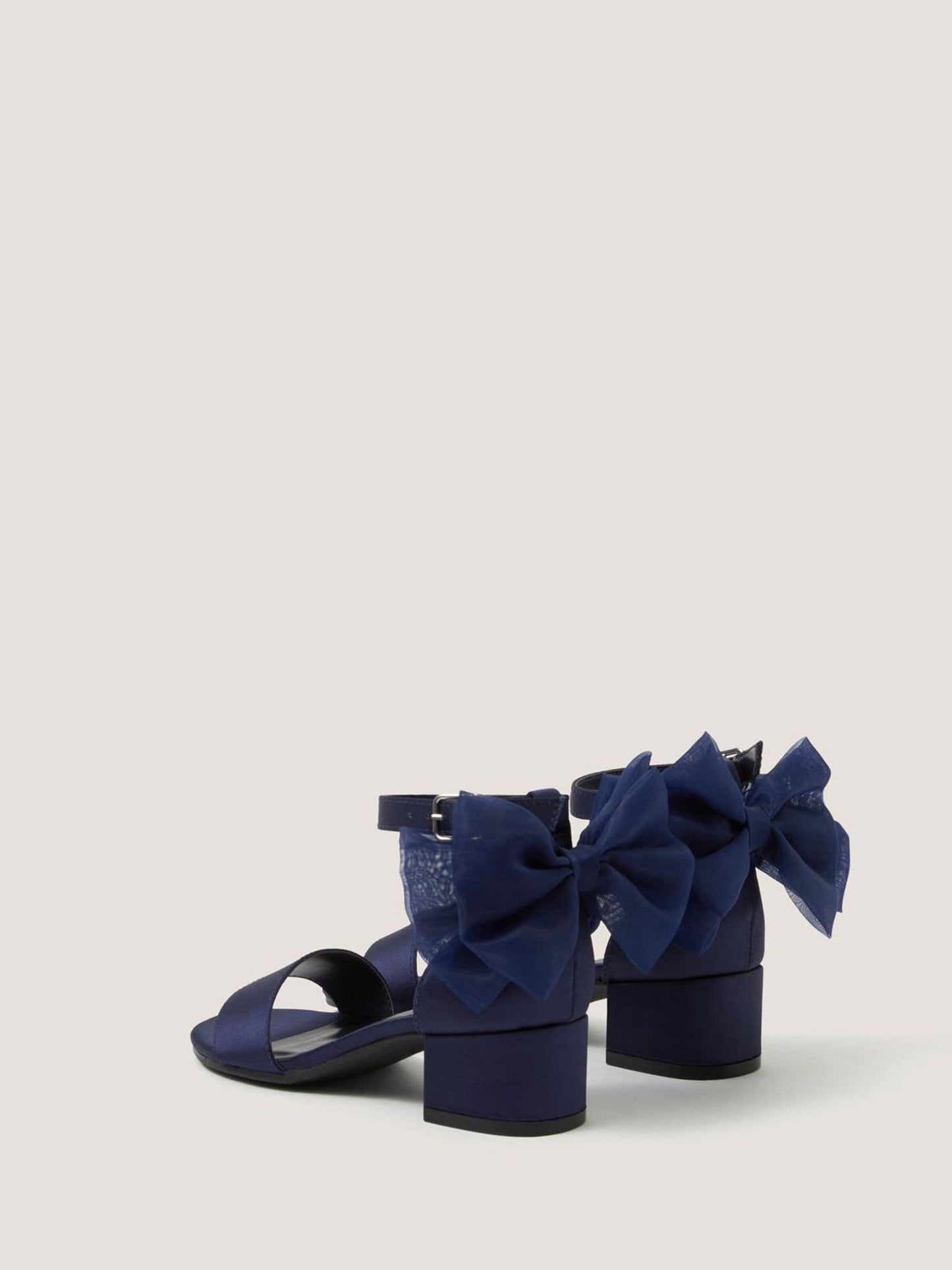 Monsoon Blue Two Part Bow Heels image 3