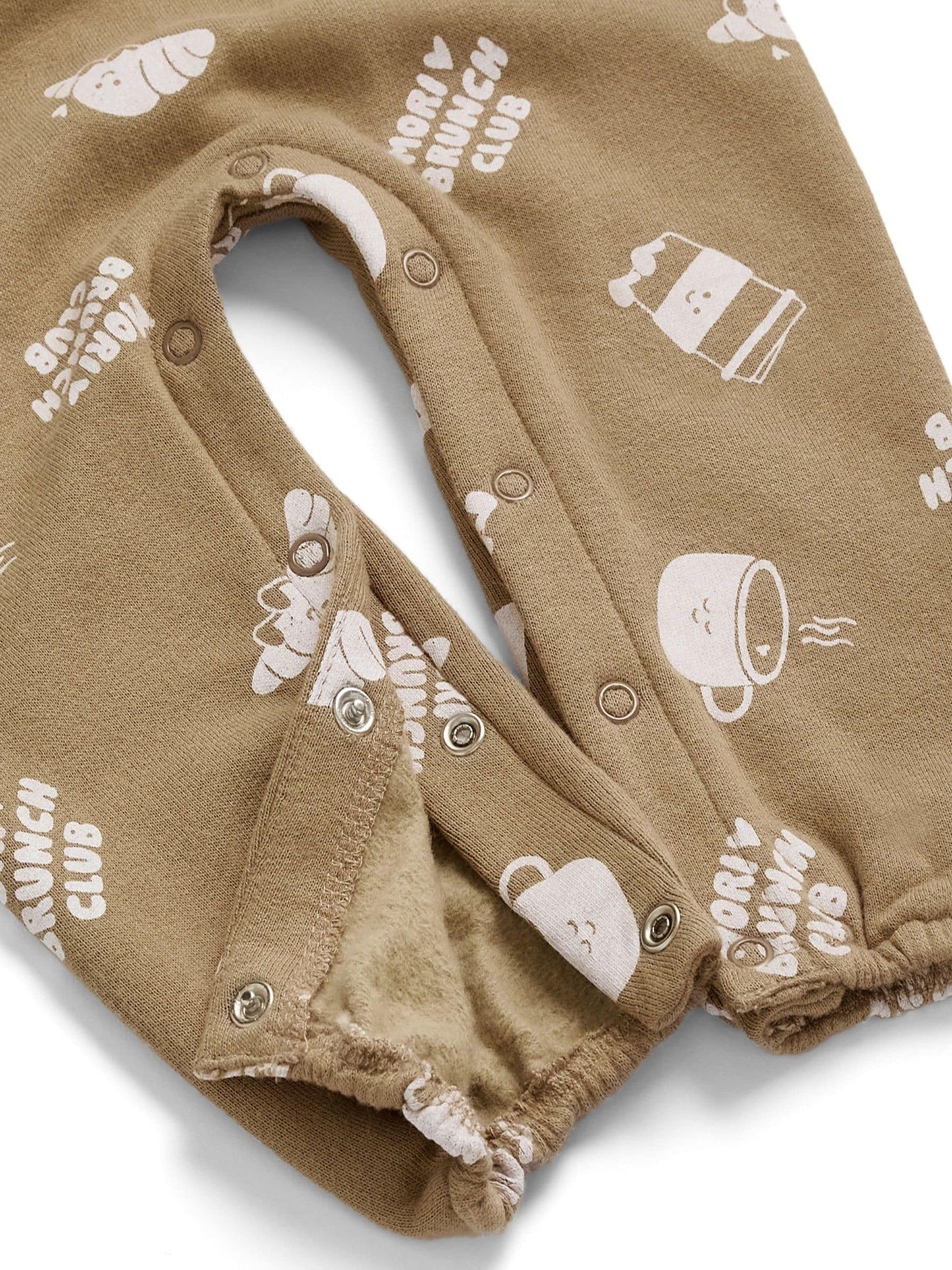 MORI Cream Brunch Club Oversized Dungarees image 3