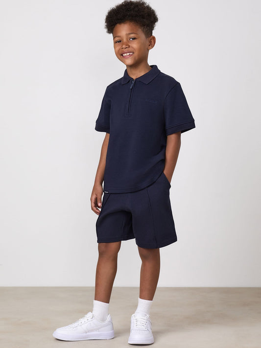 Disney Kidz - Gym King Blue Junior Portals Texture Shorts image 1