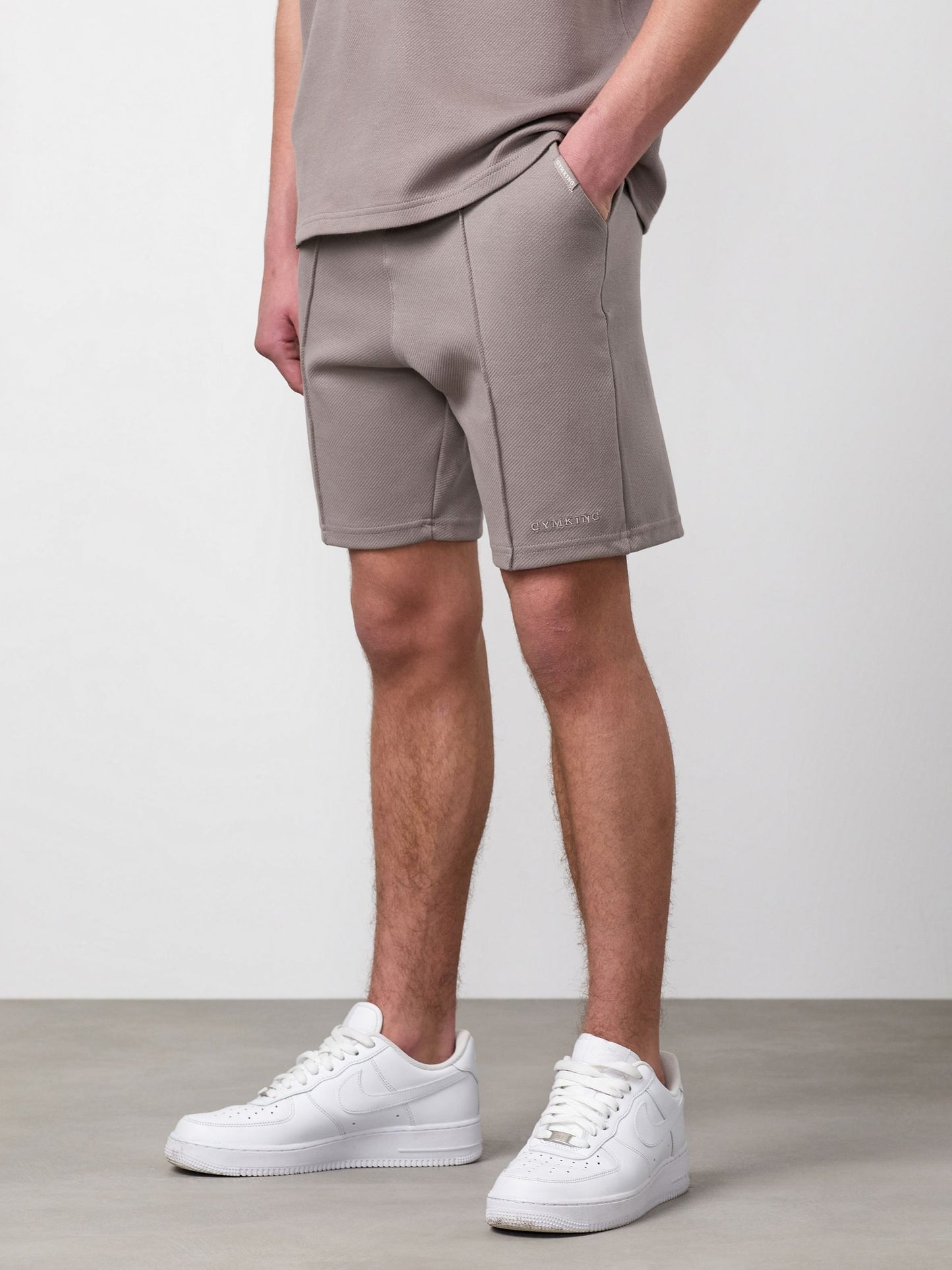 Gym King Grey Junior Portals Texture Shorts image 3