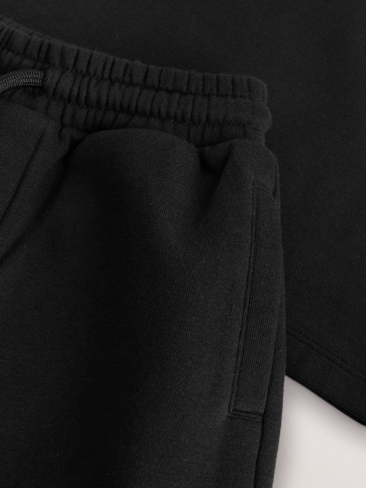 Black Relaxed Fit Heavyweight T-Shirt and Joggers Set (3-16yrs) - image 5