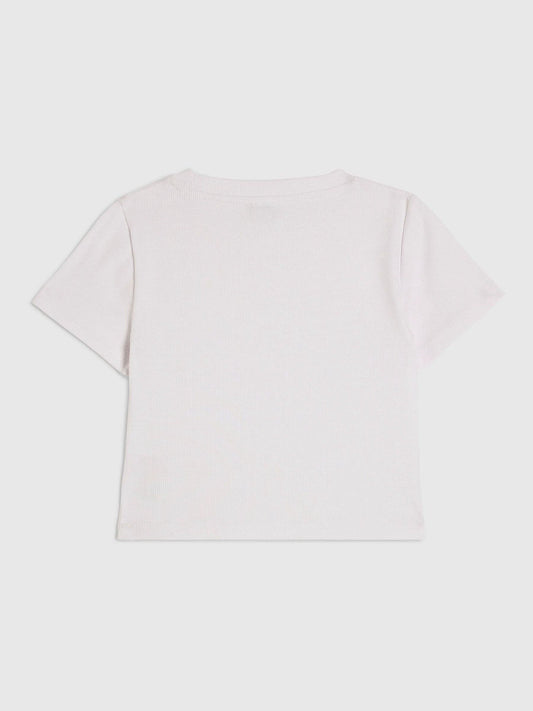 Dsiney Kidz - River Island White Hotfix Baby T-Shirt image 2