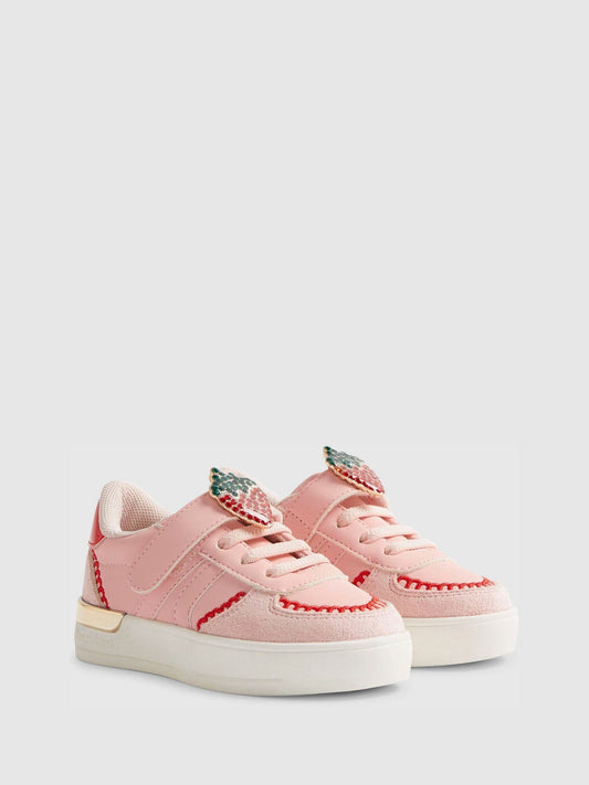 River Island Pink Strawberry Trainers image 2