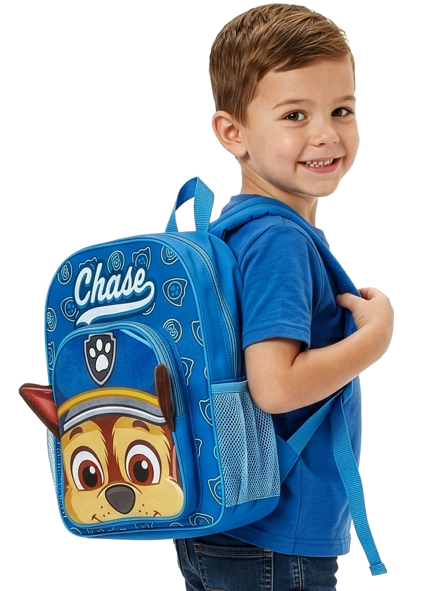 Character Blue PAW Patrol Chase Backpack 3D Ears image 1
