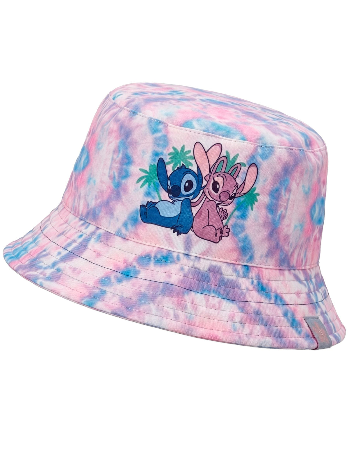 Character Pink Lilo & Stitch Bucket Stitch And Angel Hat image 1
