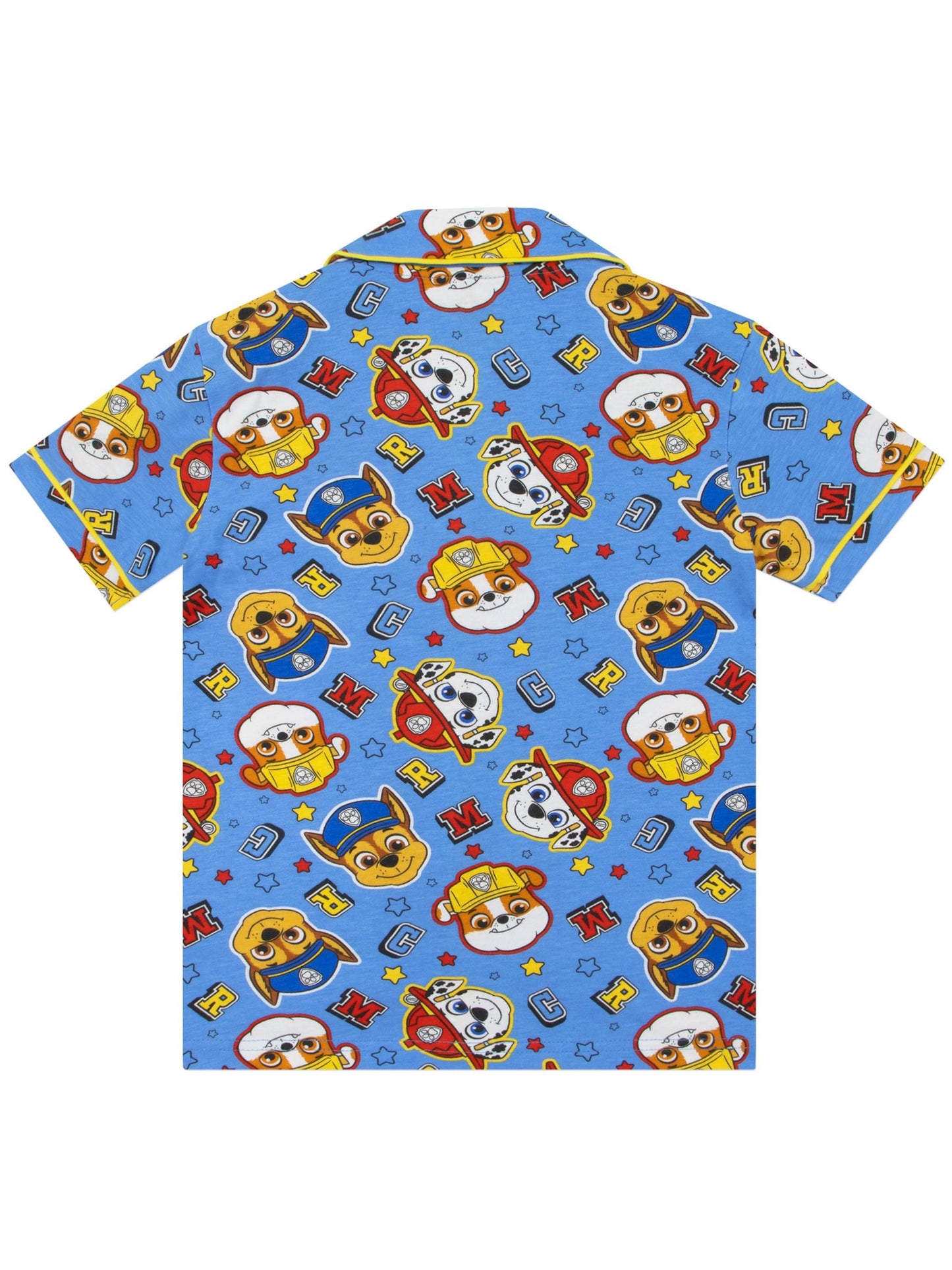Dsiney Kidz - Character Blue PAW Patrol Short Button Up Pyjamas Marshall Chase And Rubble image 7
