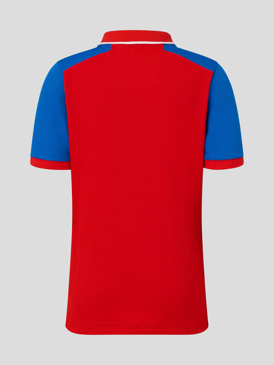 Castore Red England Cricket T20 Replica Short Sleeve Shirt image 2