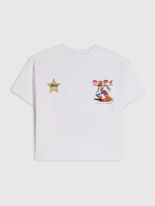 Dsiney Kidz - River Island White Regular Fit Woody Toy Story T-Shirt image 2