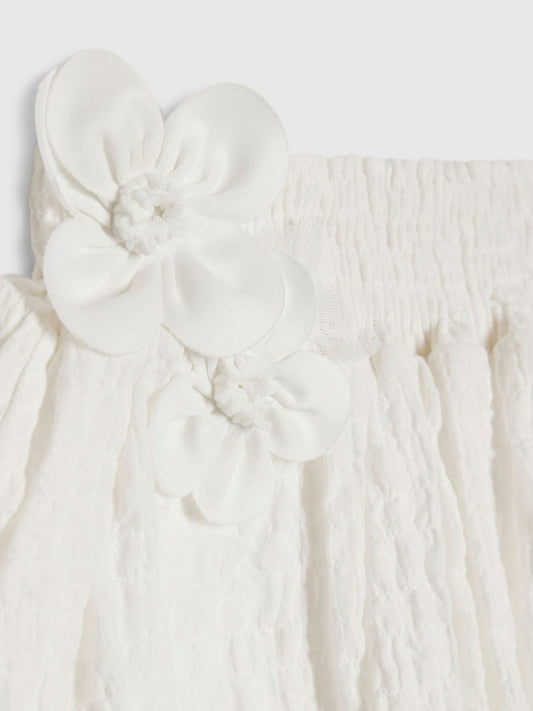 Dsiney Kidz - River Island White Frill Sleeve T-Shirt & Skirt Set image 2
