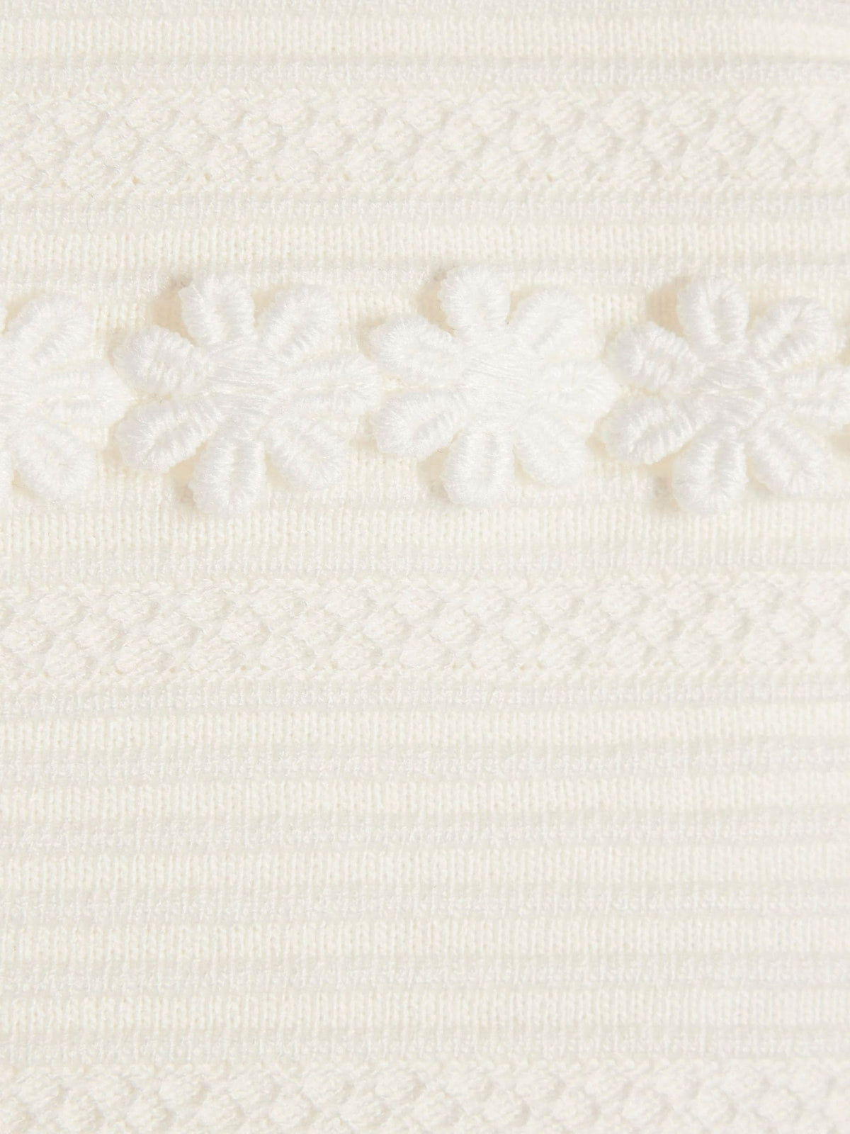 Dsiney Kidz - River Island White Knitted Floral Cardigan & Skirt Set image 5