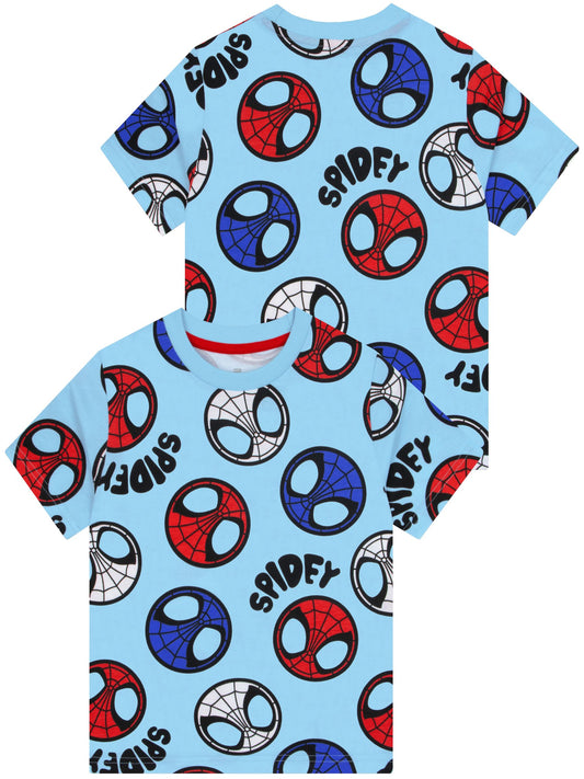 Dsiney Kidz - Character Blue Marvel Spidey And His Amazing Friends T-Shirts 3 Pack image 2