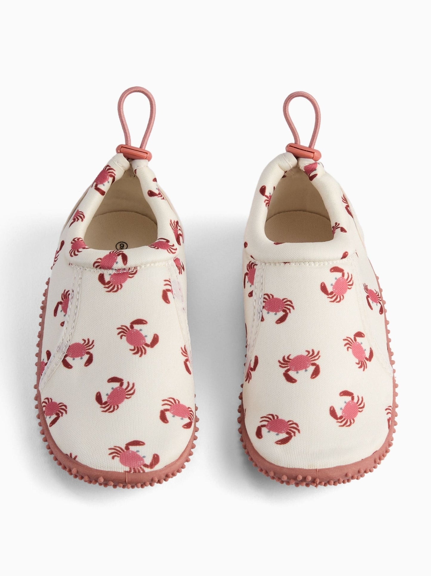 KIDLY by MORI Cream Quick Dry Swim Shoes With Grip Sole And Toggle Fastening image 6