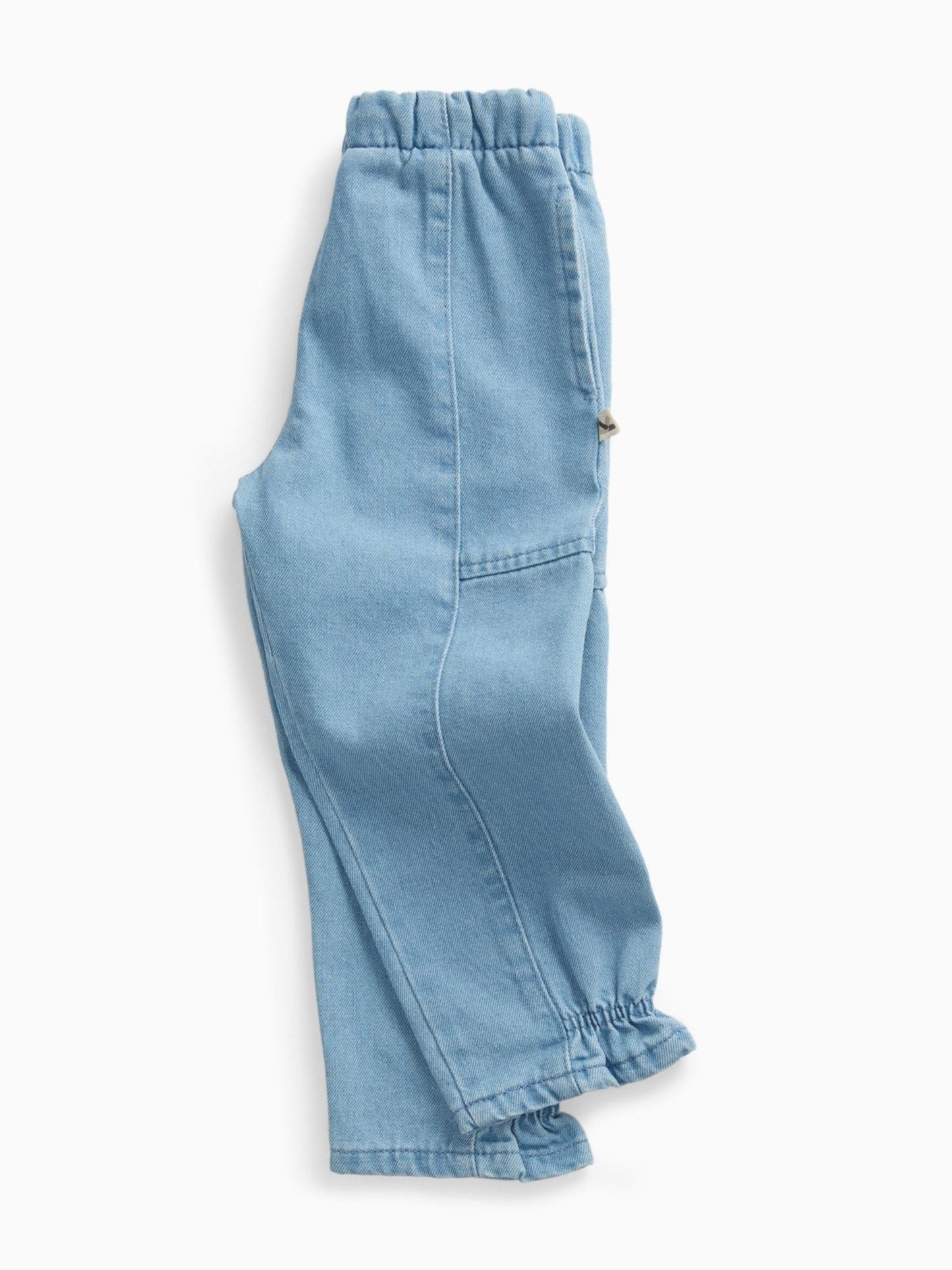 Dsiney Kidz - KIDLY by MORI Blue Soft Denim Baloon Jeans image 4