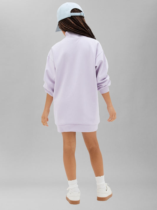 Dsiney Kidz - Calvin Klein Jeans Pink Kids Zip Sweatshirt Dress image 2