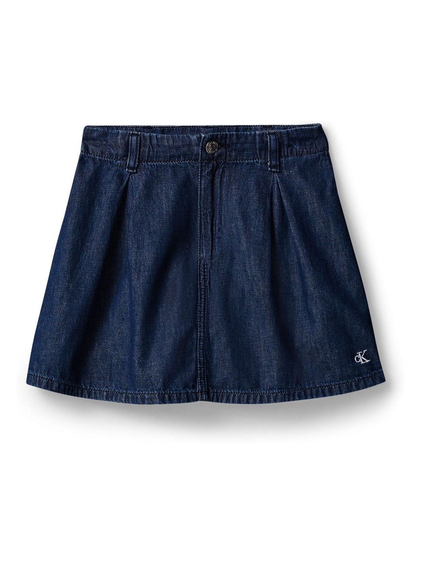 Dsiney Kidz - Calvin Klein Jeans Blue Pleated Denim Skirt image 5