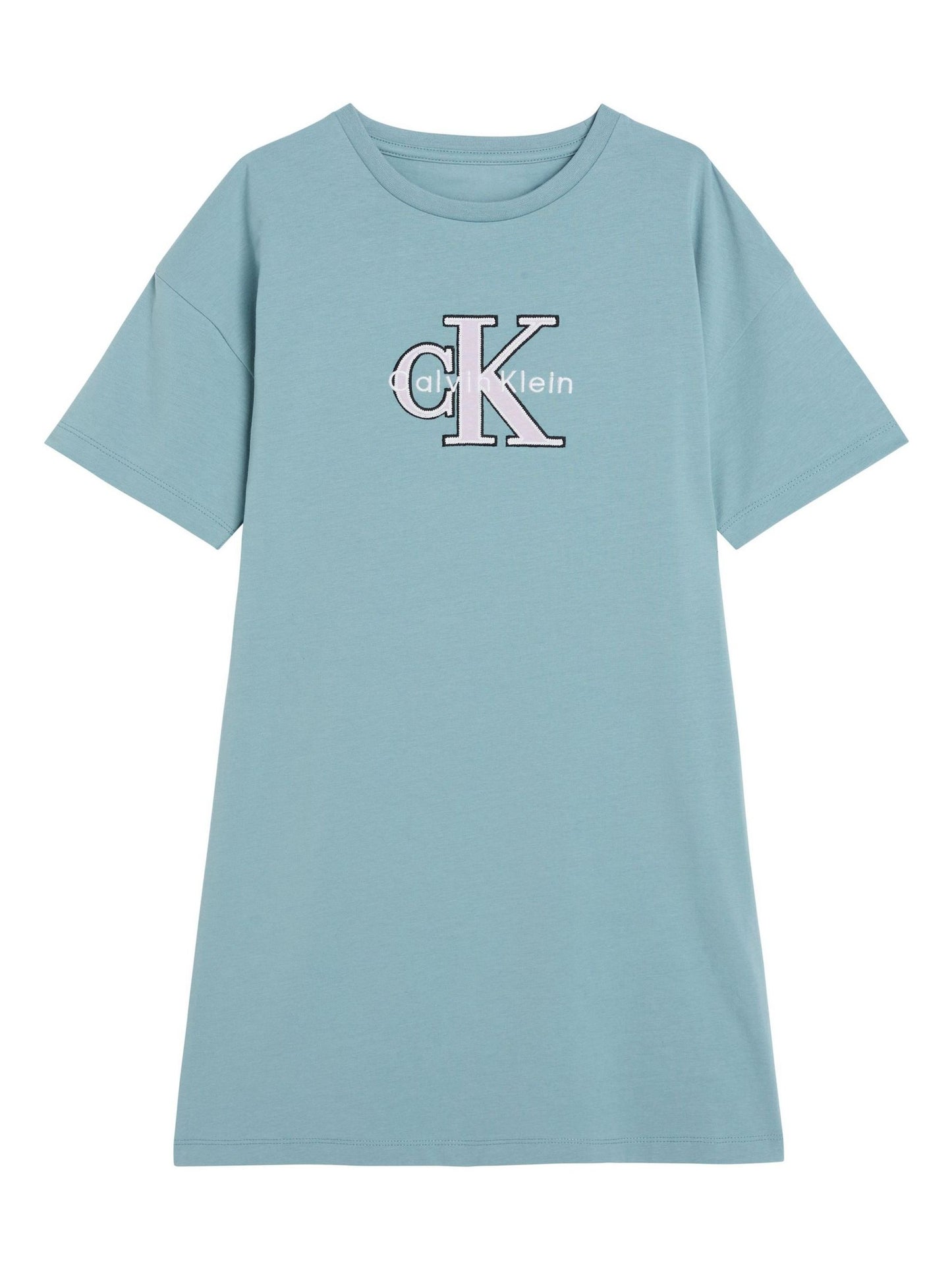 Calvin Klein Jeans Blue Signature Logo T-Shirt Dress image 5