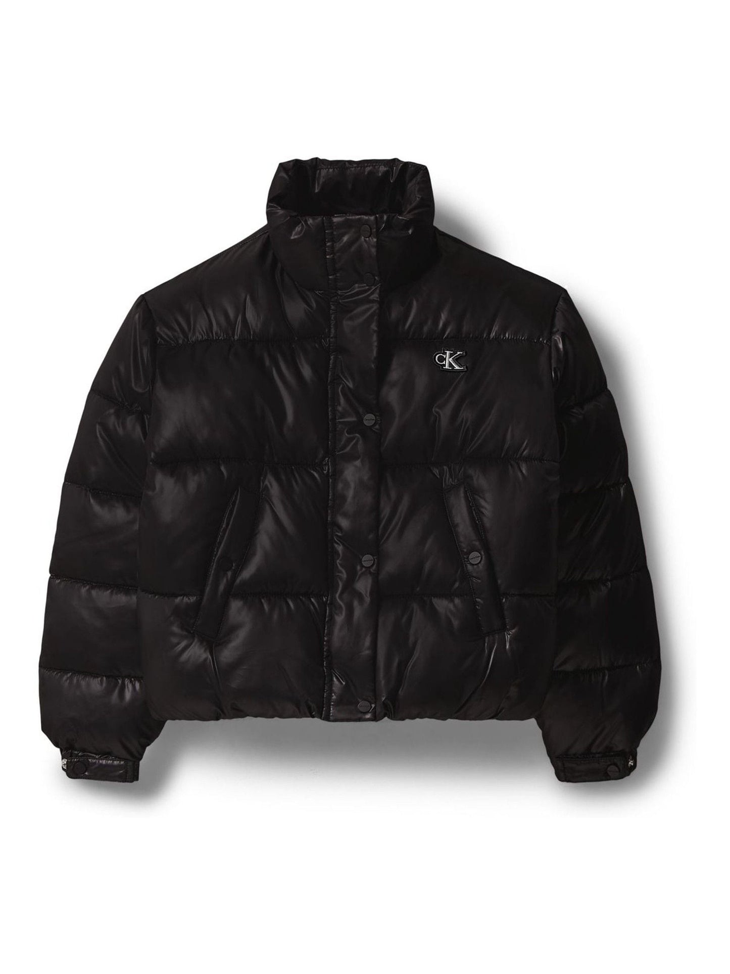 Dsiney Kidz - Calvin Klein Jeans Black Shiny Puffer Jacket image 5