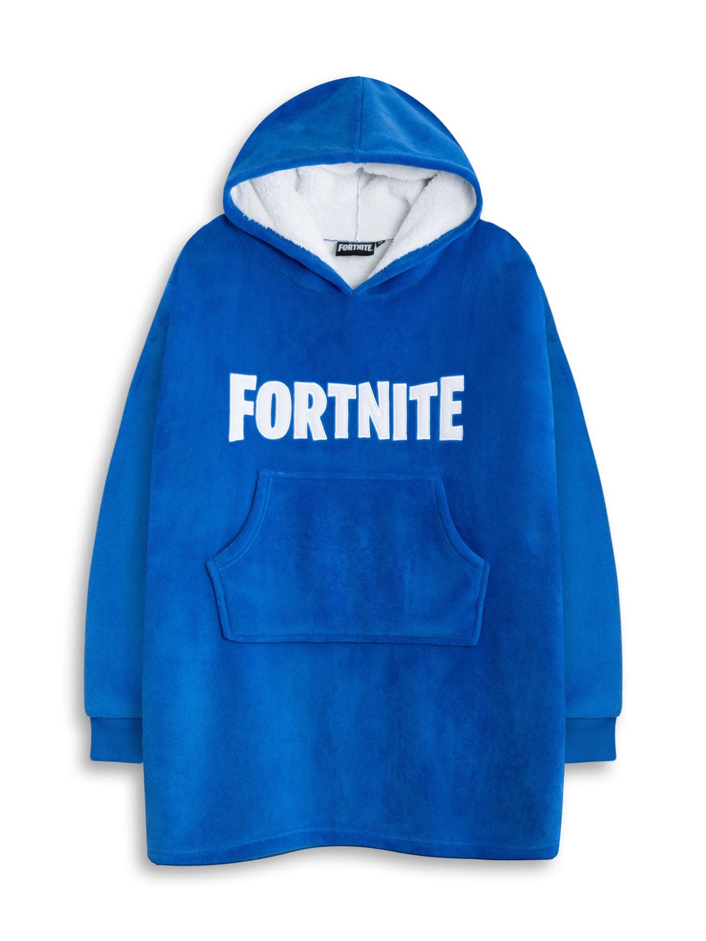 Dsiney Kidz - Vanilla Underground Blue Fortnite Logo Blanket Hoodie image 1