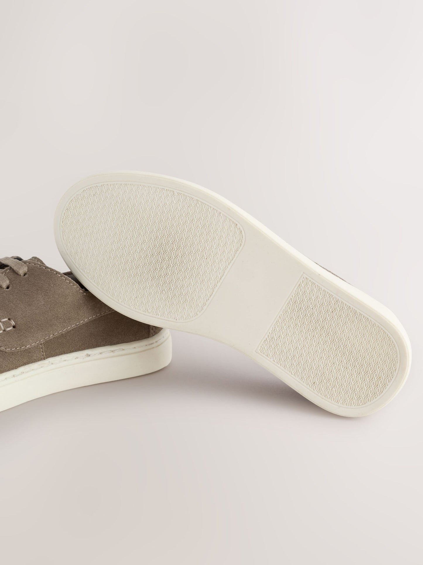 Neutral Suede Boat Shoes image 5
