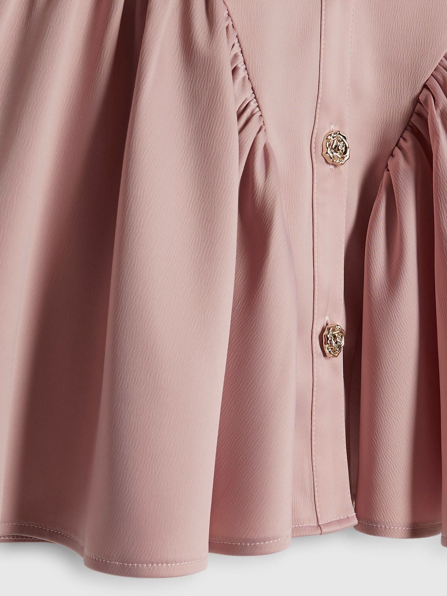 River Island Pink Satin Prom Dress image 4