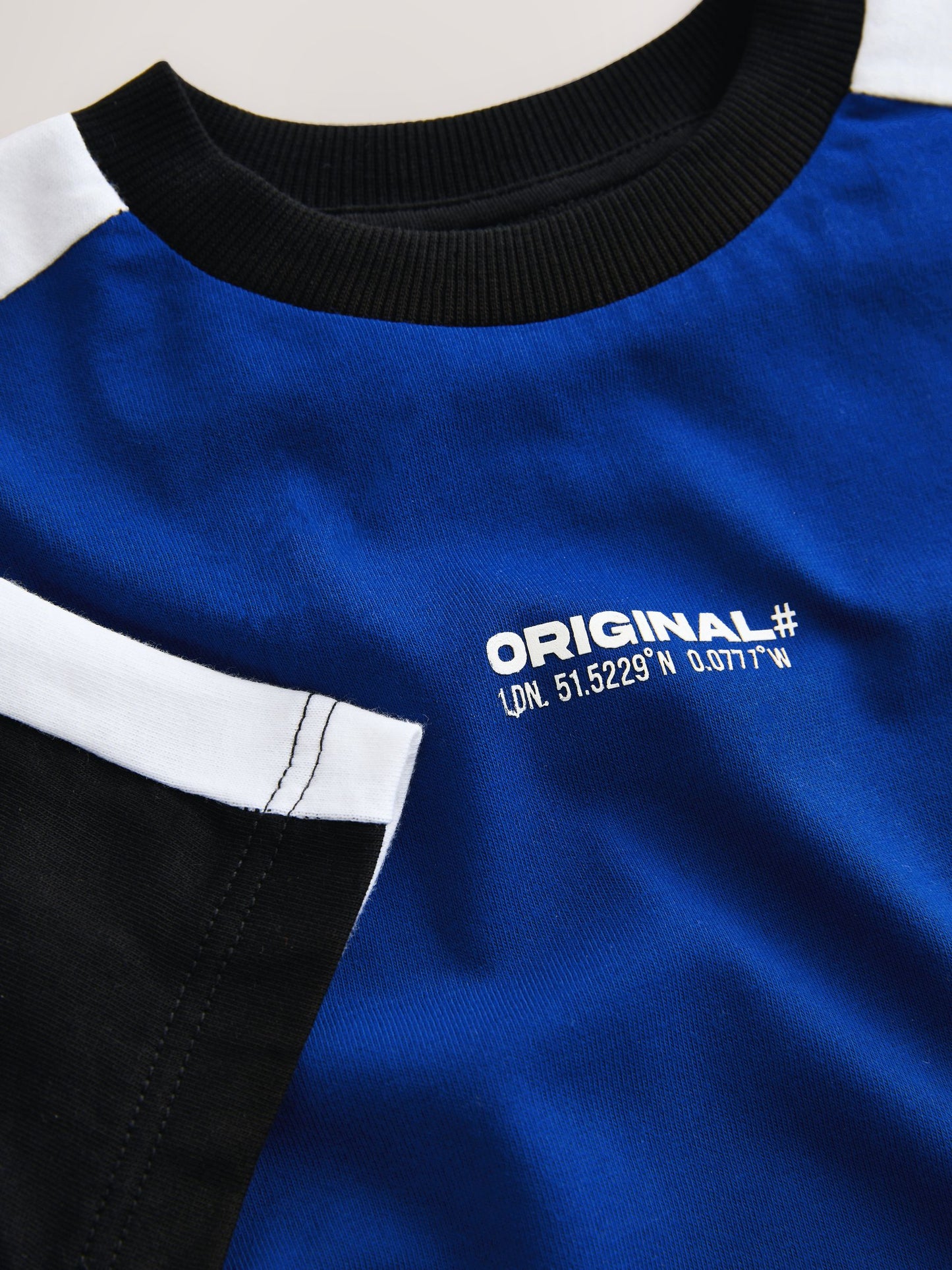 Dsiney Kidz - Cobalt Blue Sport Colourblock Short Sleeve T-Shirt (3-16yrs) image 7