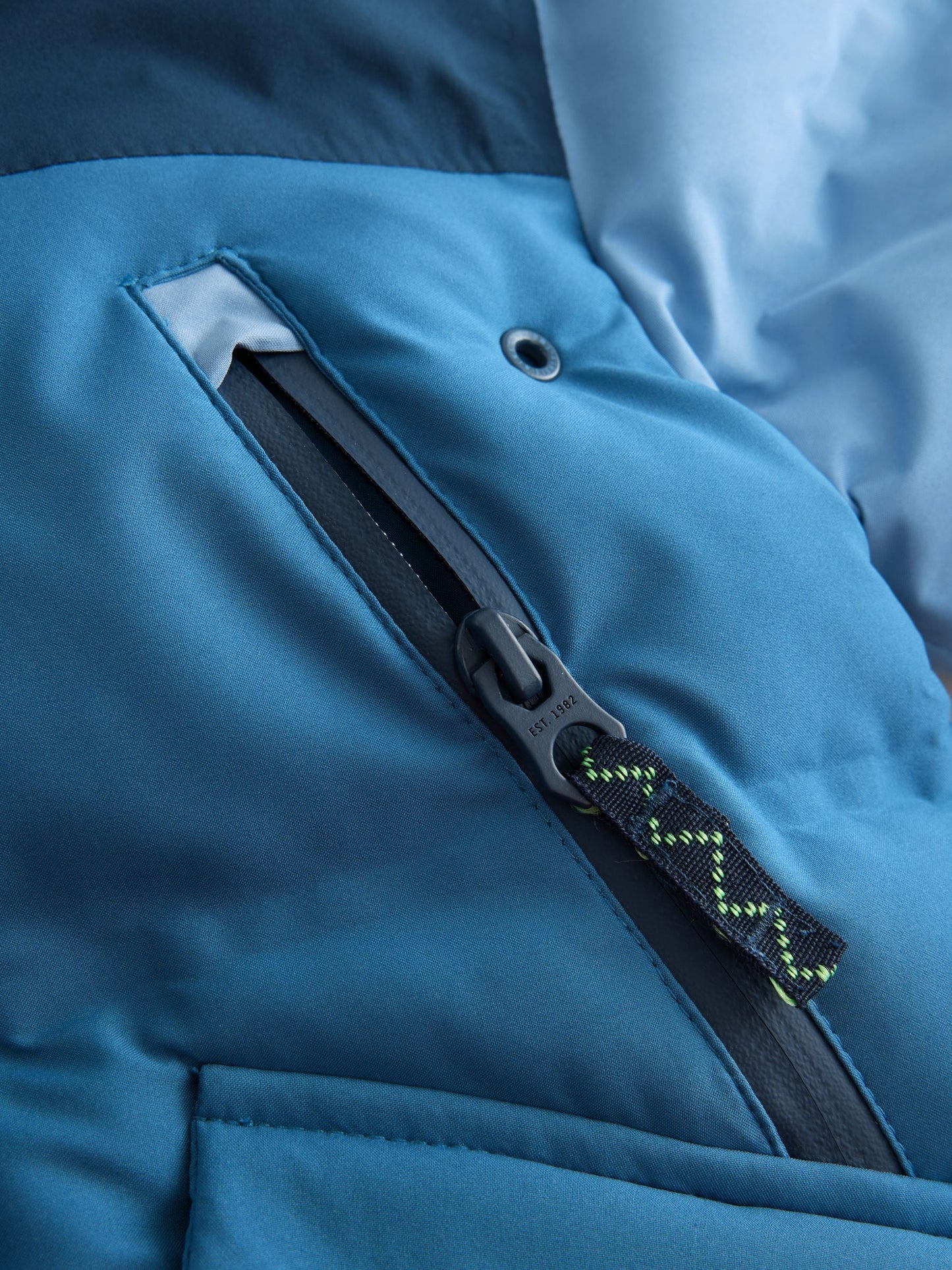 Dsiney Kidz - Blue Colour Block Waterproof Padded Coat (12mths-10yrs) image 10
