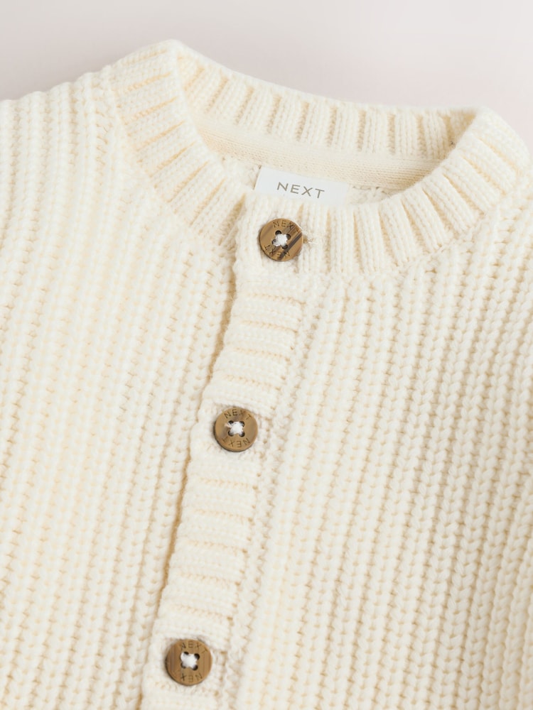 Yellow My Sunshine Knitted Embroidered Baby Cardigan