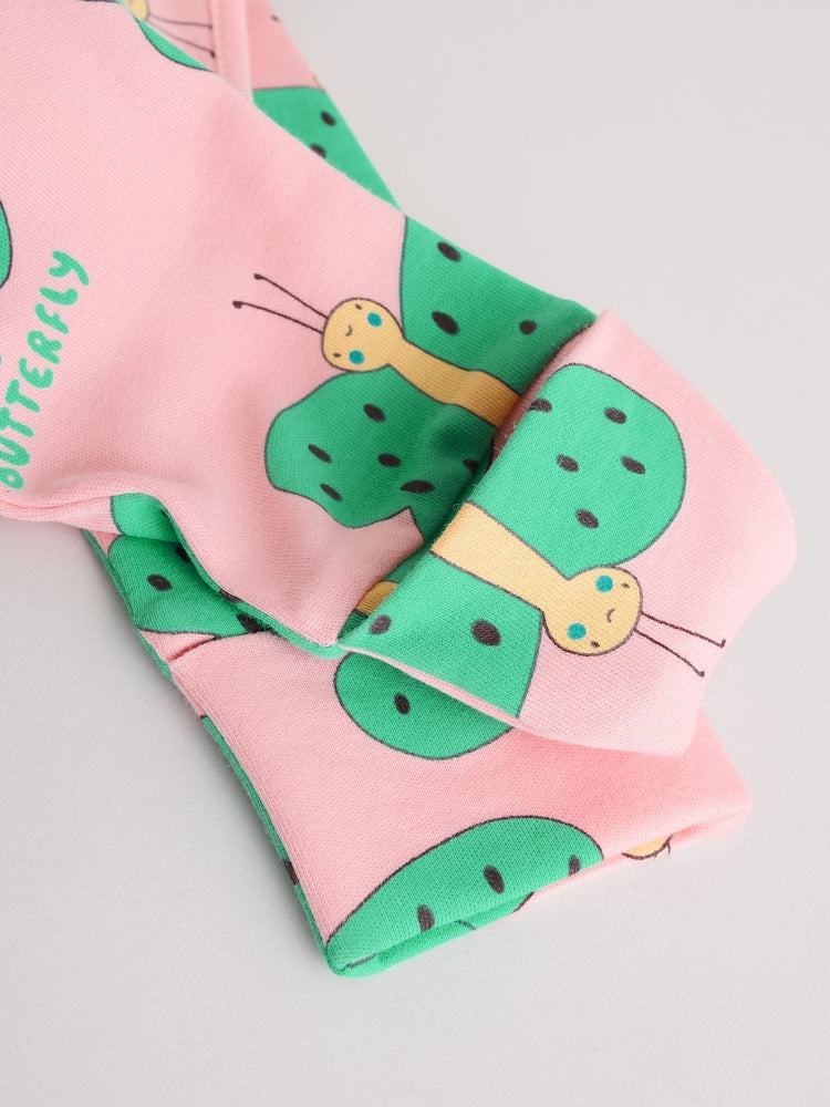 Bright Two Way Zip Sleepsuits 3 Pack (0-2yrs)