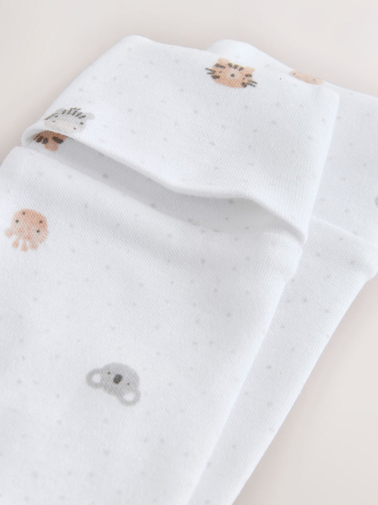 White Born in 2026 Baby Sleepsuit & Hat Set (0-9mths)