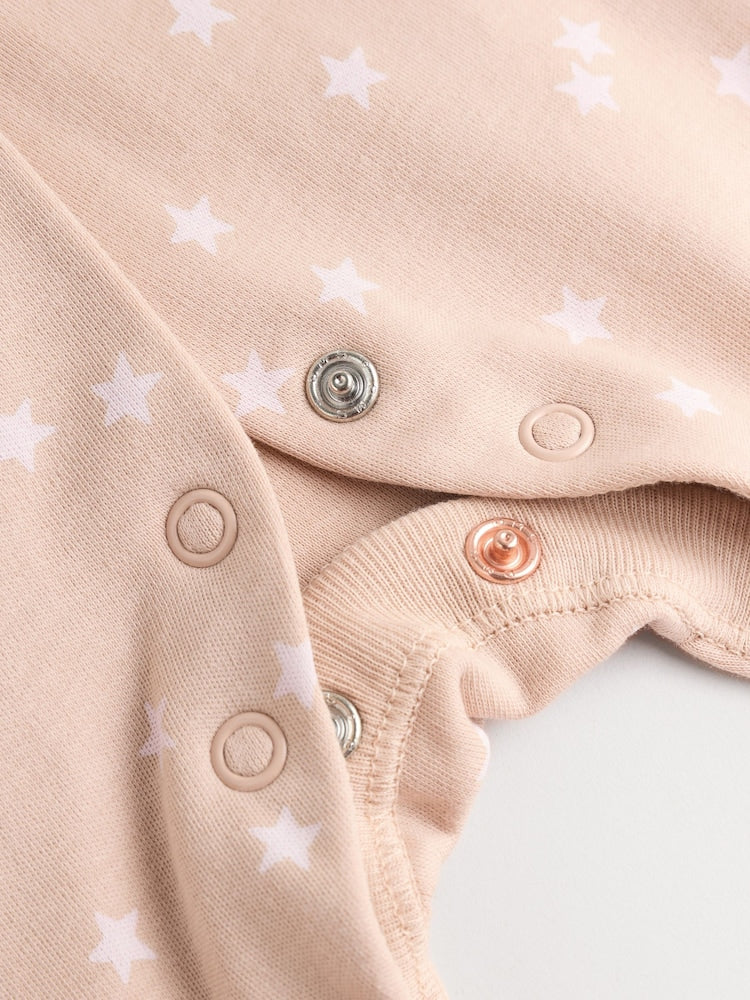 Pink 7 Pack Baby Sleepsuits (0mths-3yrs)