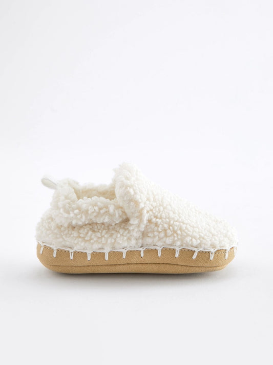 Neutral Cosy Slip-On Baby Shoes (0-24mths)