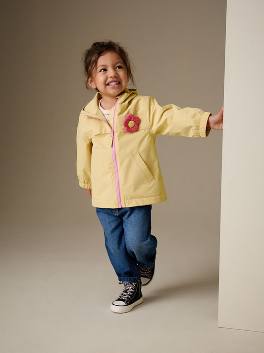 Lemon 3D Flower Waterproof Cagoule Jacket (6mths-7yrs)