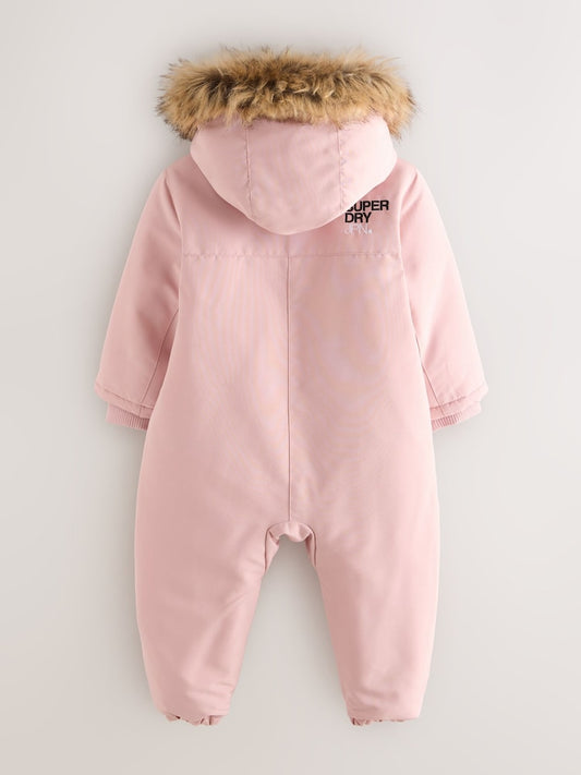 Superdry Light Pink Everest Snowsuit