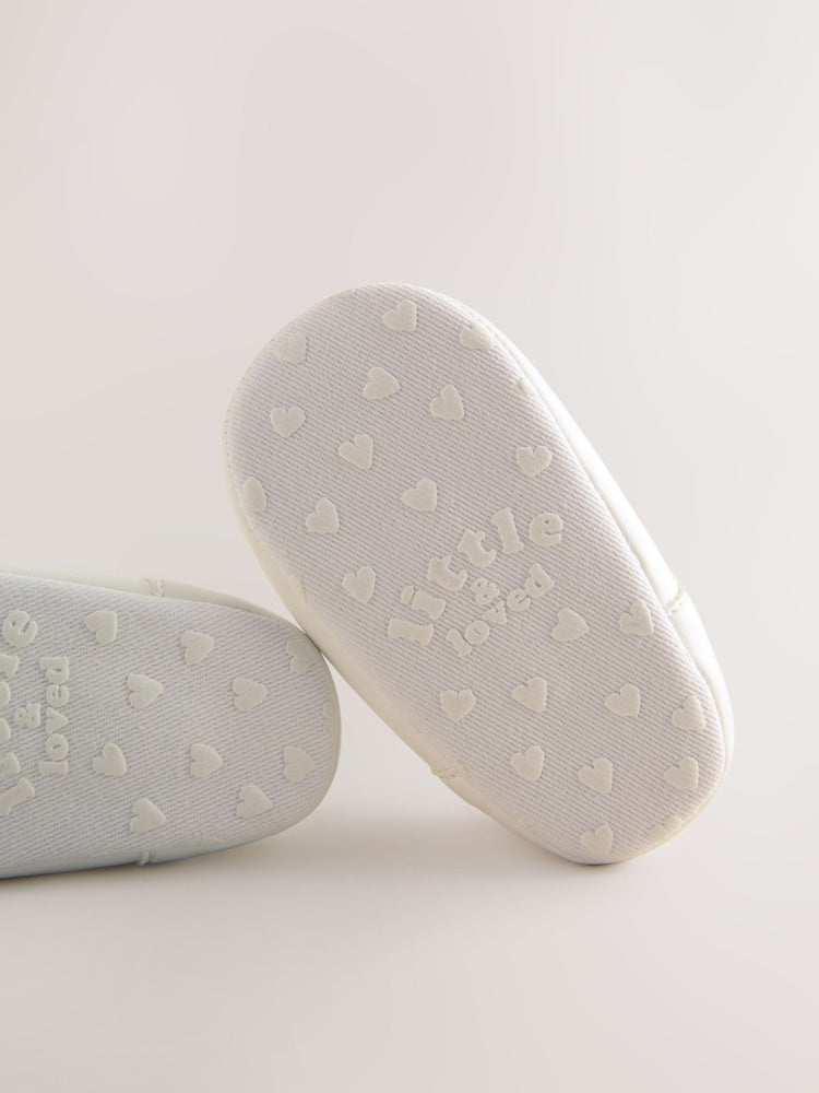 White Mary Jane Baby Shoes (0-24mths)