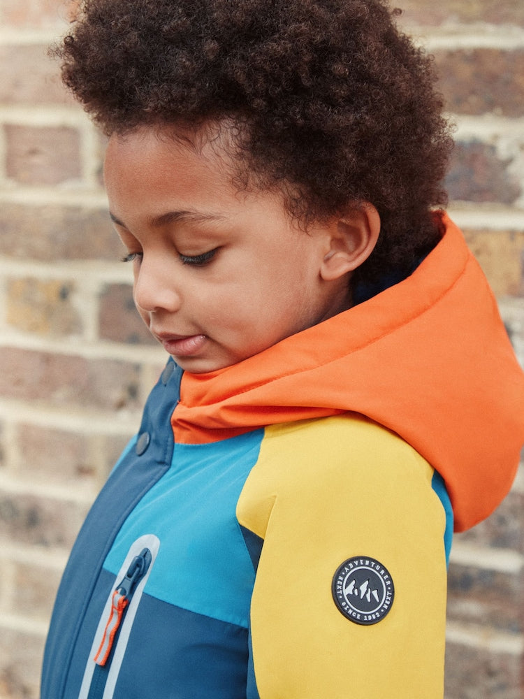 Navy Colourblock Waterproof Snowsuit (3mths-7yrs)