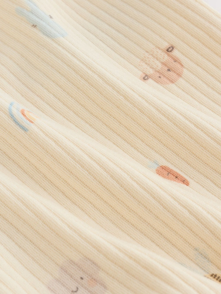 Neutral My First Easter Two Way Zip Baby Sleepsuit (0-18mths)