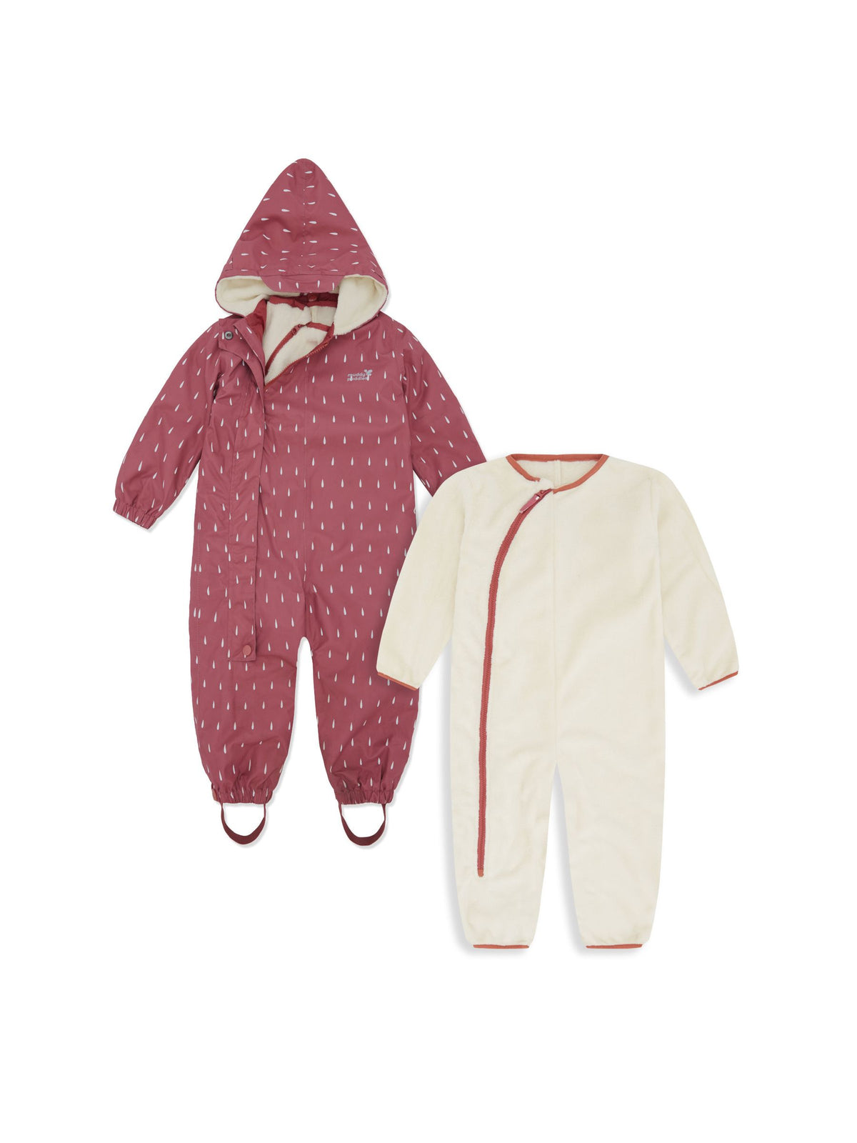 Dsiney Kidz - Muddy Puddles Pink Waterproof 3-in-1 Puddlesuit image 5