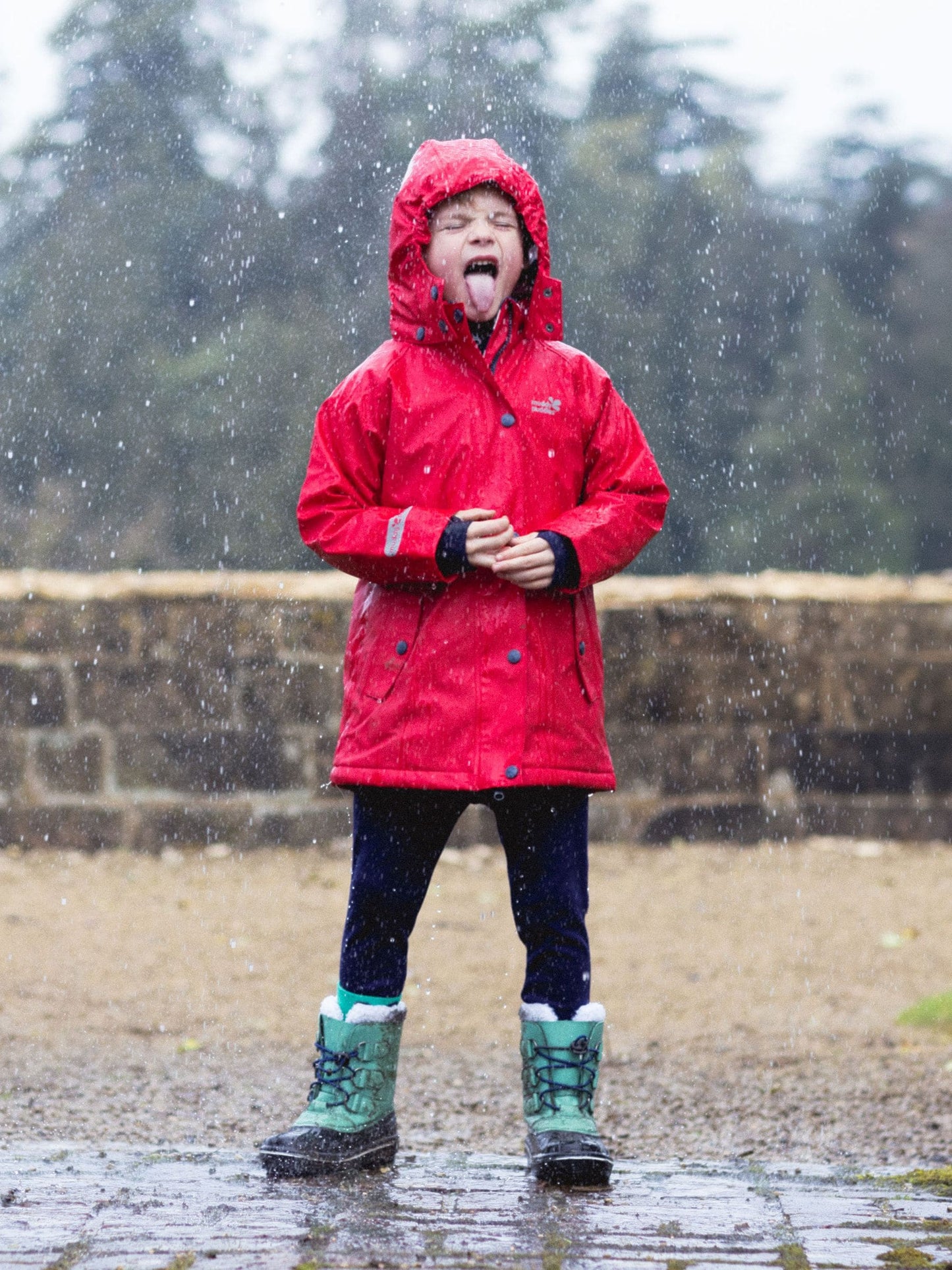 Dsiney Kidz - Muddy Puddles Red Waterproof Insulated Puddleflex Jacket image 1