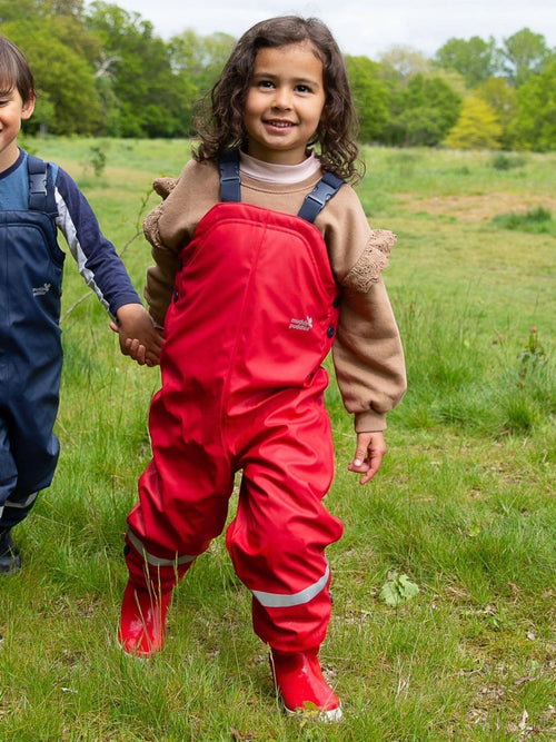 Dsiney Kidz - Muddy Puddles Red Waterproof Insulated Puddleflex Dungarees image 1