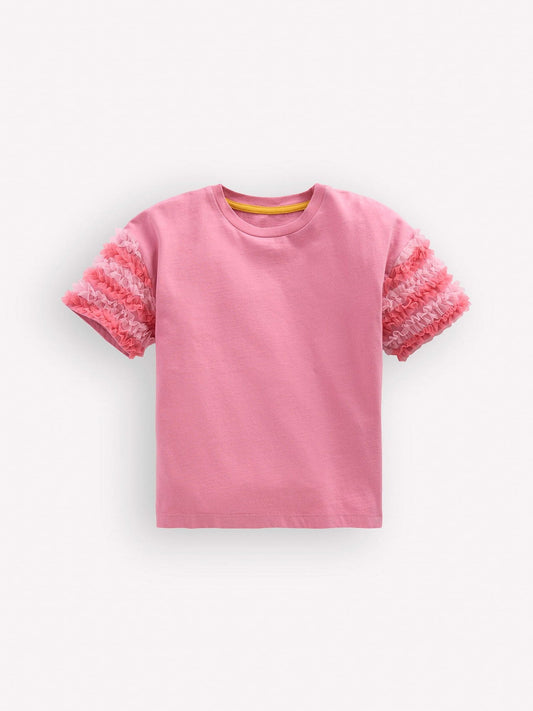 Boden Pink Fun Tulle Top image 1