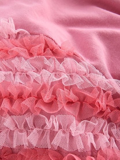 Boden Pink Fun Tulle Top image 3